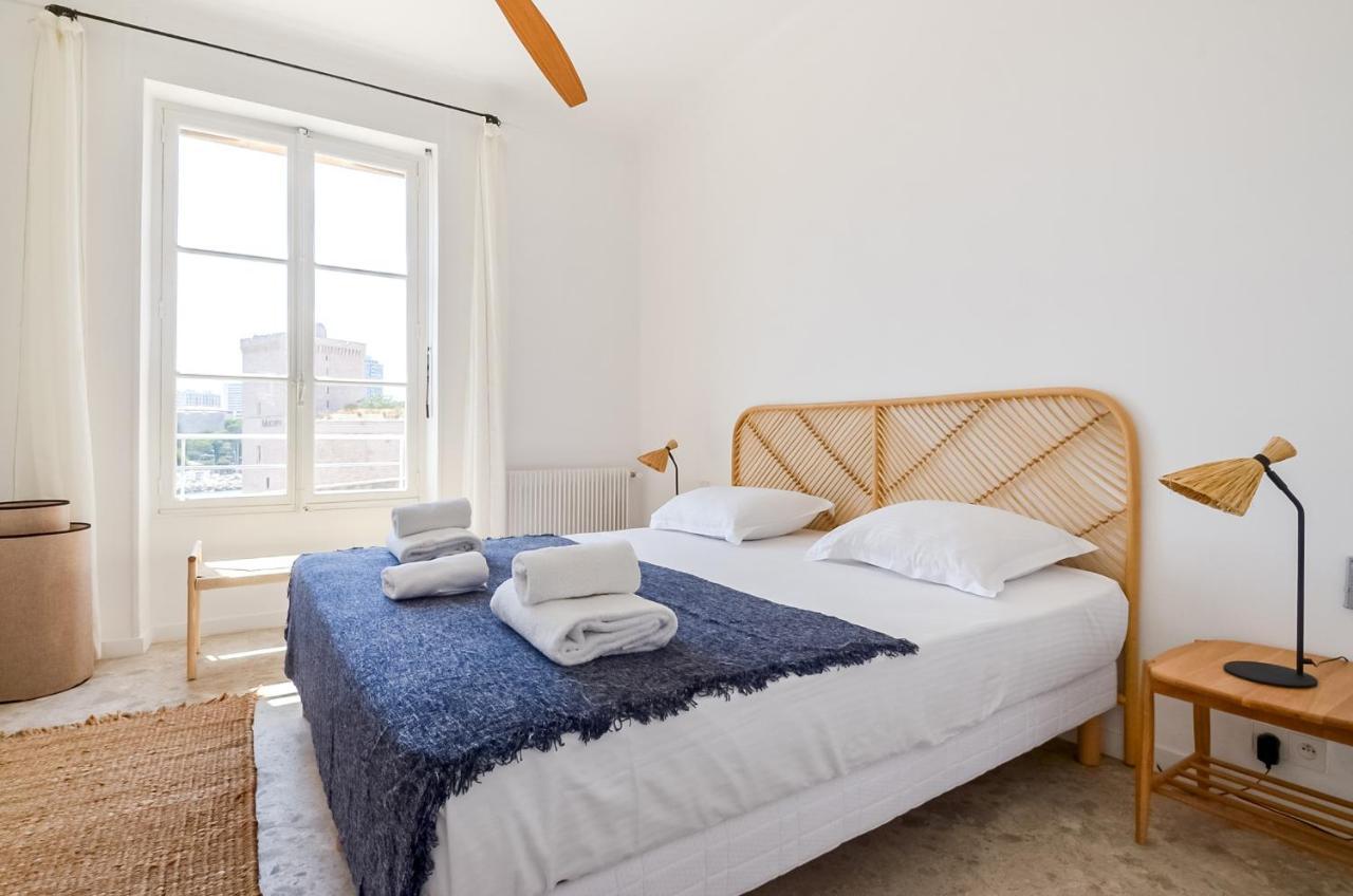 Massilia Blue - Grand Appartement Refait A Neuf Avec Vue Sur Le Vieux Port Marsella Exterior foto